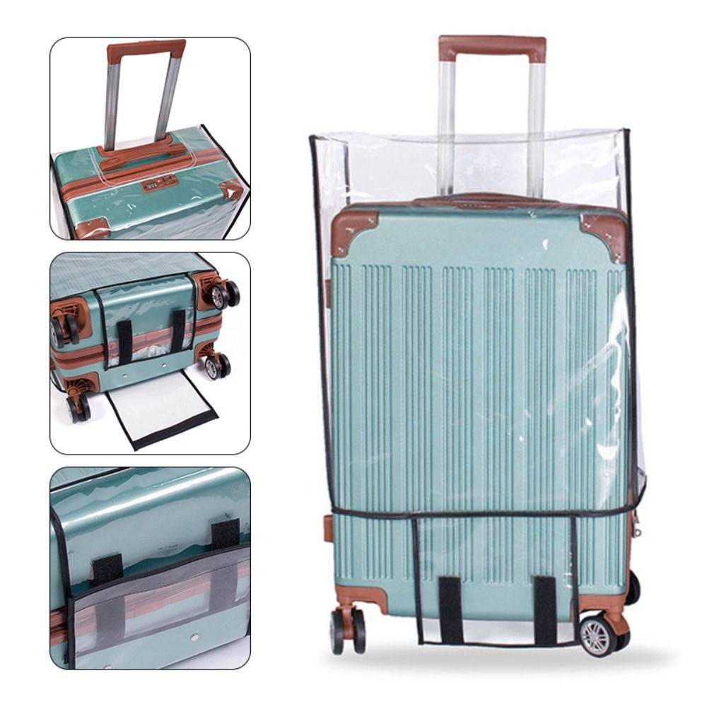 Waterproof Suitcase Cover Protector - Capa transparente de PVC para malas,
