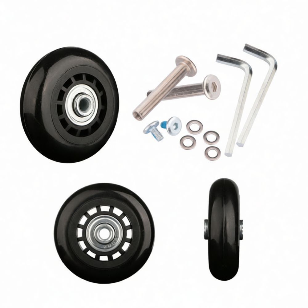 Silent Replacement Luggage Wheels - Rodízios de Borracha para Malas, Rodas