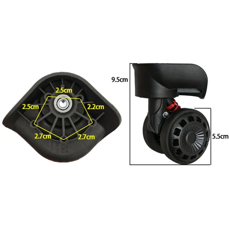 Silent Replacement Luggage Wheels - Roda de Substituição para Mala de
