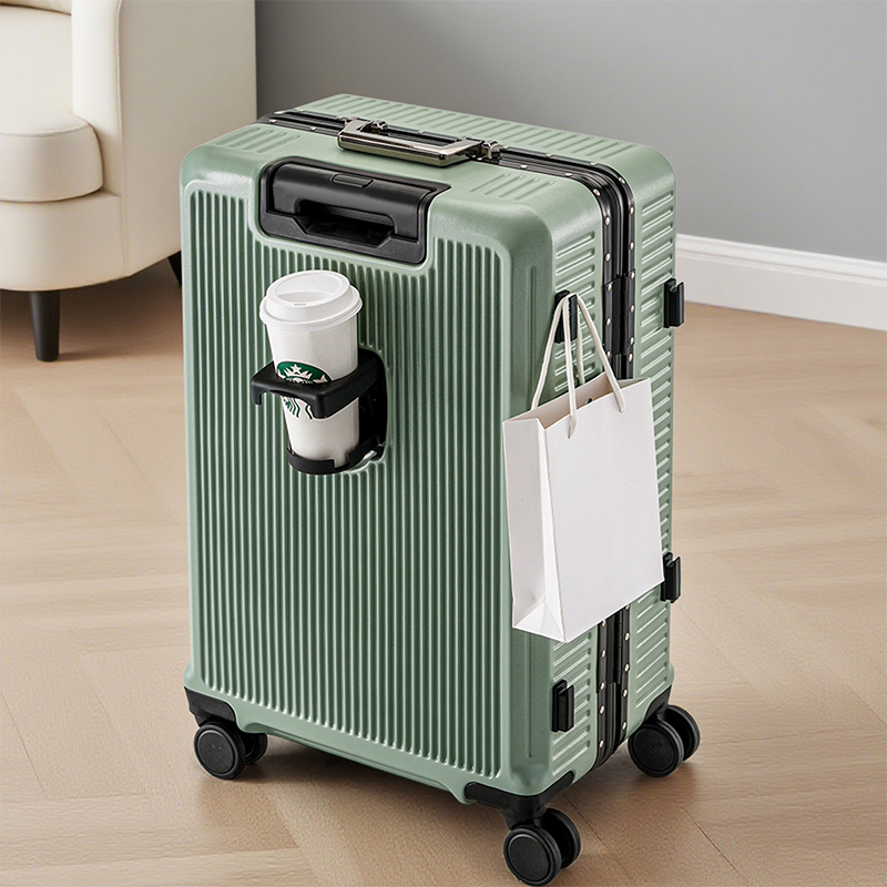 Aluminum Frame Carry On Luggage - Mala de alumínio com senha para