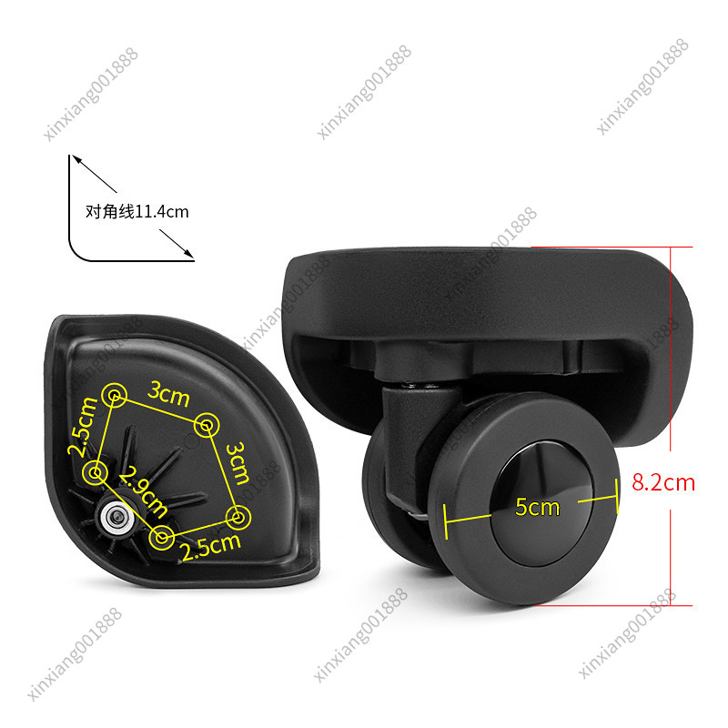Silent Replacement Luggage Wheels - Rodas de Substituição Silenciosas ShengYuan C20