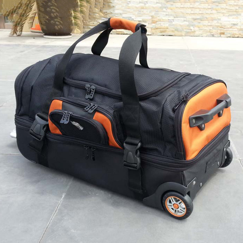 Mala de Viagem com Rodas de Gr - Foldable Rolling Luggage Bag avaliação e preço