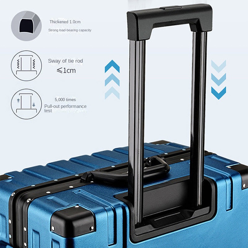Malas de viagem com estrutura  - Aluminum Frame Carry On Luggage avaliação e preço