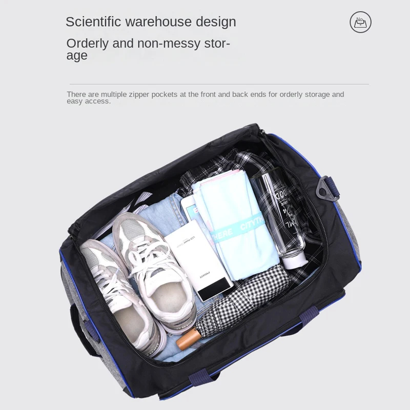 Mala de viagem com rodinhas de - Foldable Rolling Luggage Bag avaliação e preço