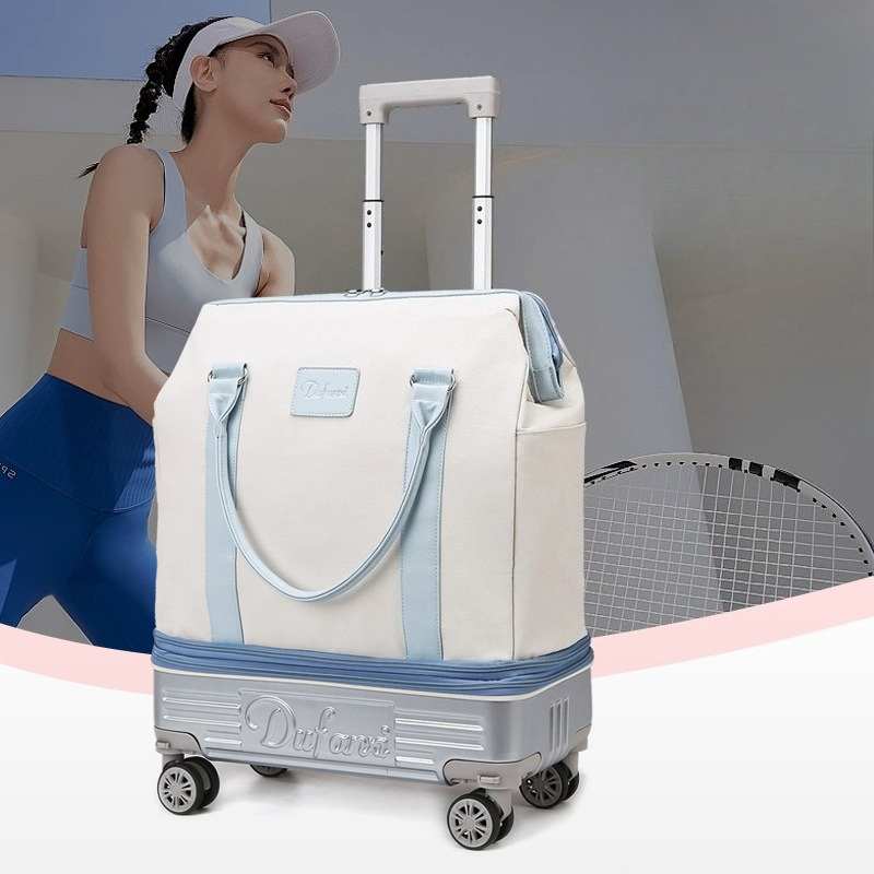 Mala de Viagem com Rodas e Alç - Foldable Rolling Luggage Bag avaliação e preço