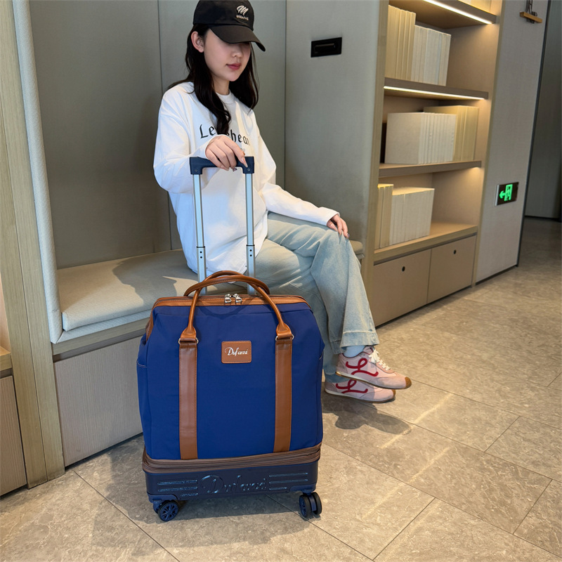 Mala de Viagem com Rodas e Alç - Foldable Rolling Luggage Bag avaliação e preço