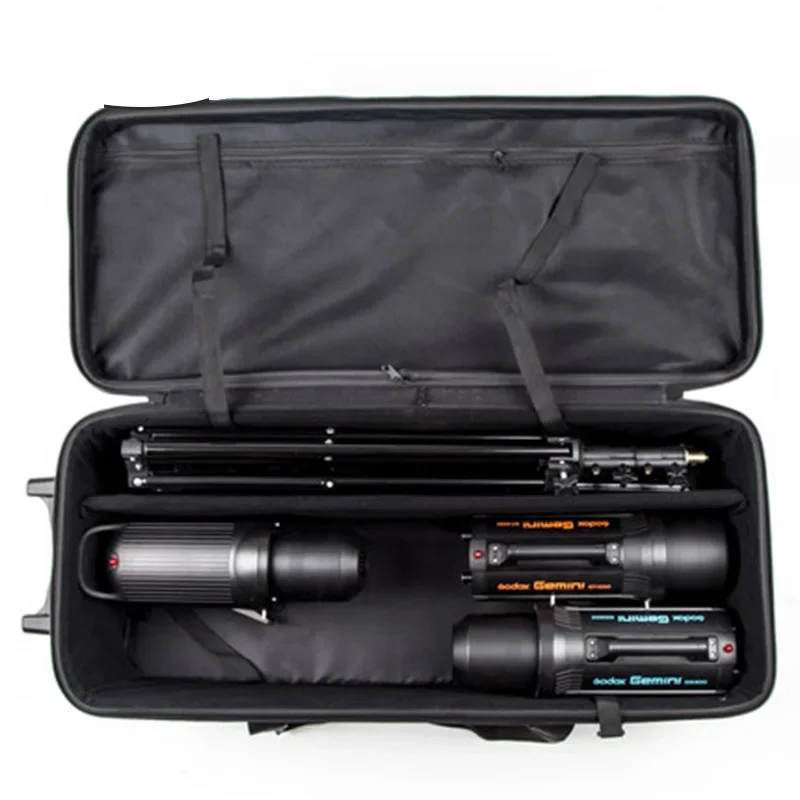 Lâmpadas fotográficas armazena - Foldable Rolling Luggage Bag avaliação e preço