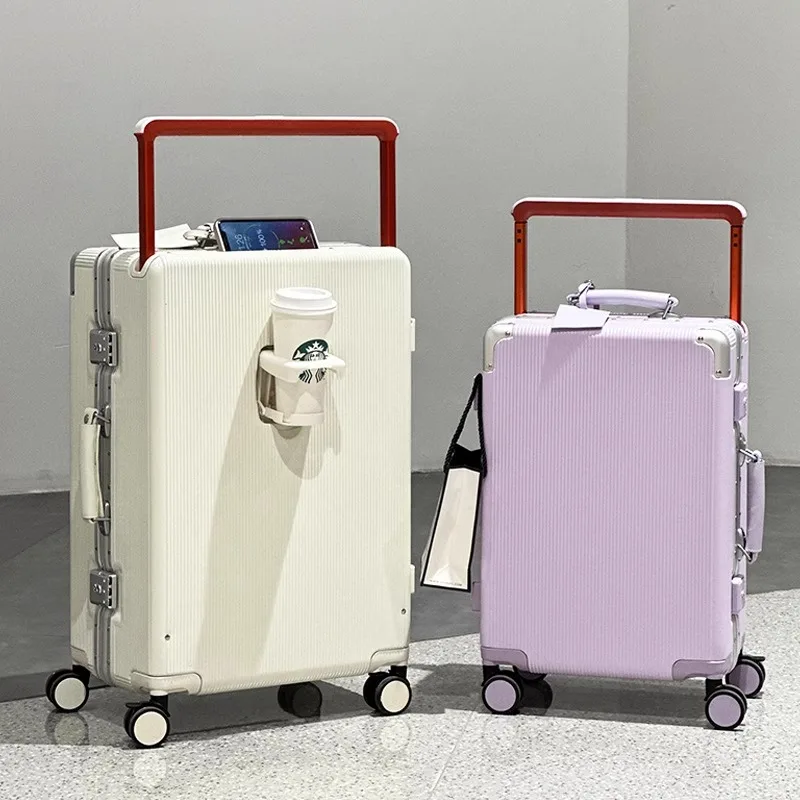 Mala de viagem com estrutura d - Aluminum Frame Carry On Luggage avaliação e preço