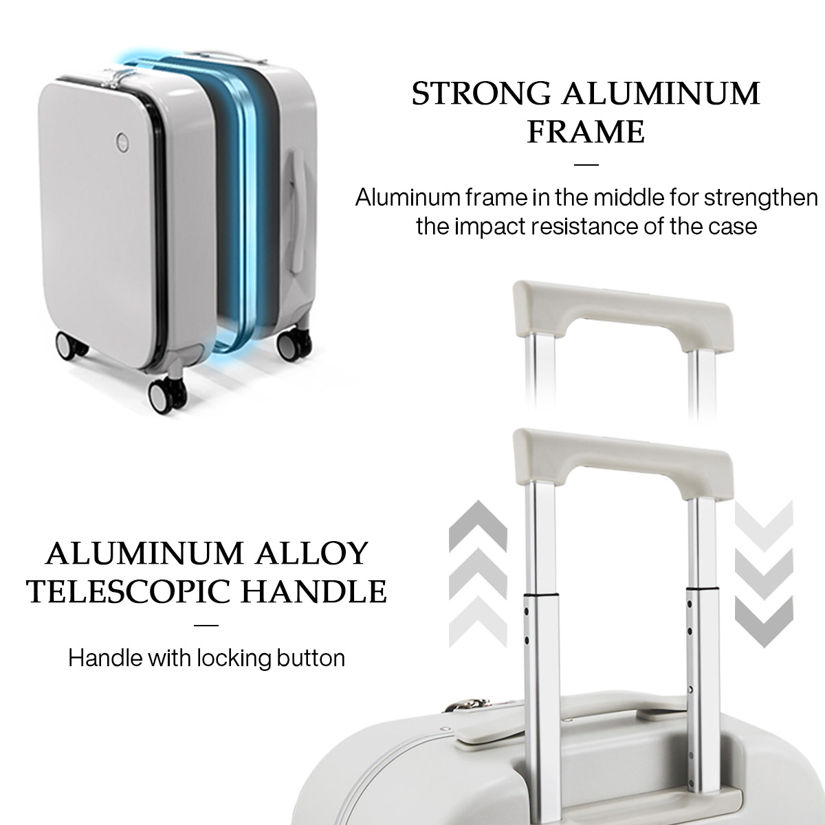 Mixi patente design moldura de - Foldable Rolling Luggage Bag avaliação e preço