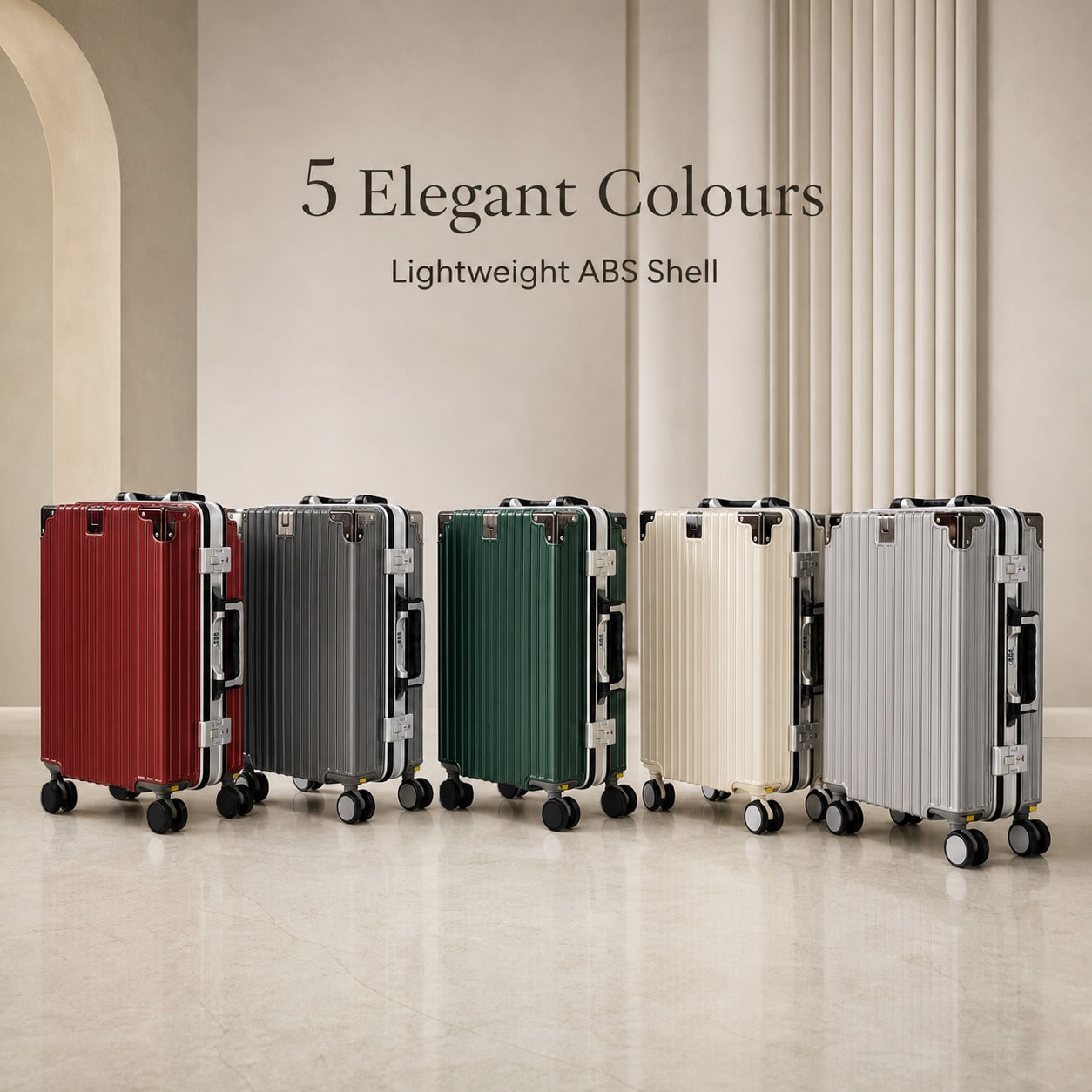 Mala de cabine de 20 polegadas - Aluminum Frame Carry On Luggage avaliação e preço