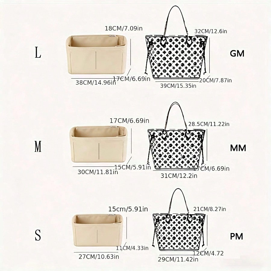 Organizador de bolsa com forro - Cosmetic Bags avaliação e preço