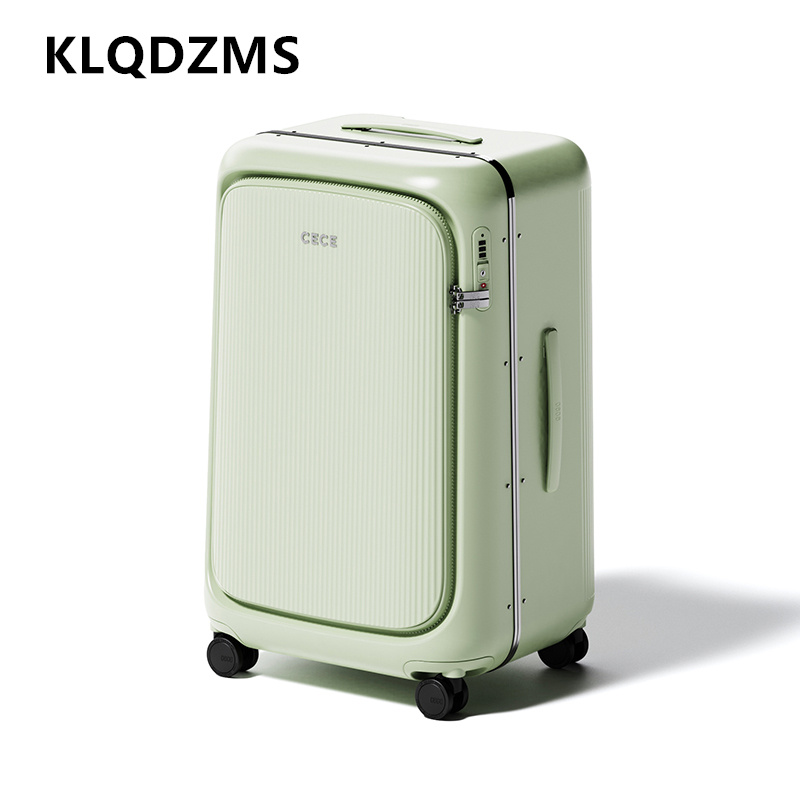Mala de Viagem de Bordo KLQDZM - Aluminum Frame Carry On Luggage avaliação e preço