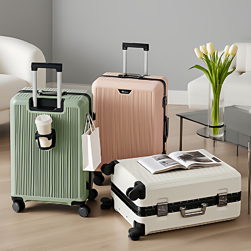 Mala de alumínio com senha par - Aluminum Frame Carry On Luggage avaliação e preço