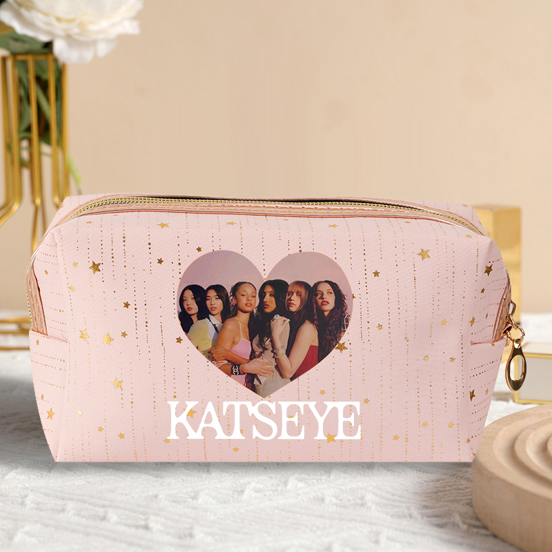 Moda k pop K-KATSEYE saco de m - Cosmetic Bags avaliação e preço