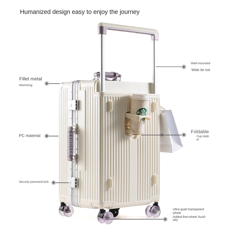 Mala de viagem com estrutura d - Spinner Wheel Rolling Suitcase 20 Inch avaliação e preço
