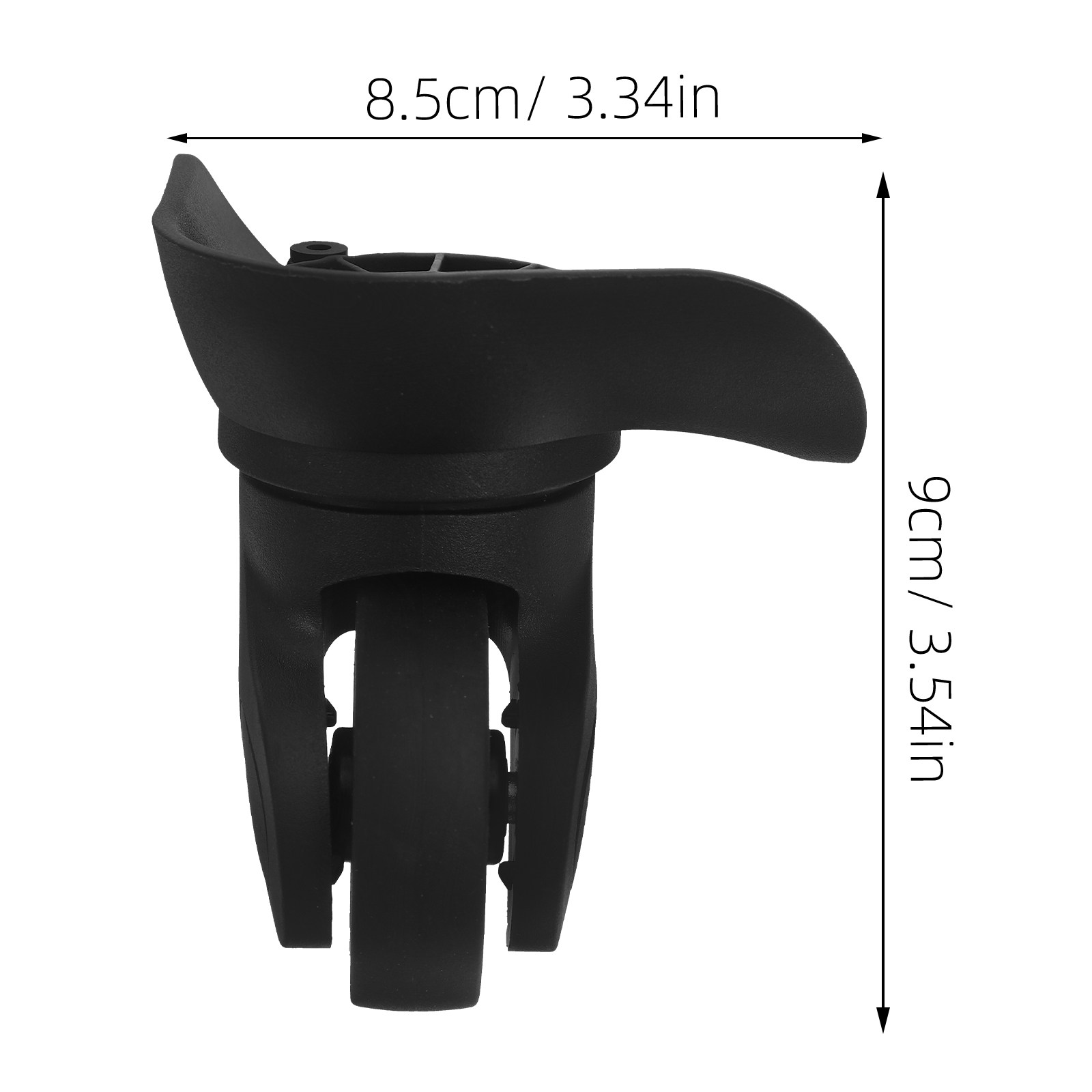 2 unidades de rodas universais - Silent Replacement Luggage Wheels avaliação e preço